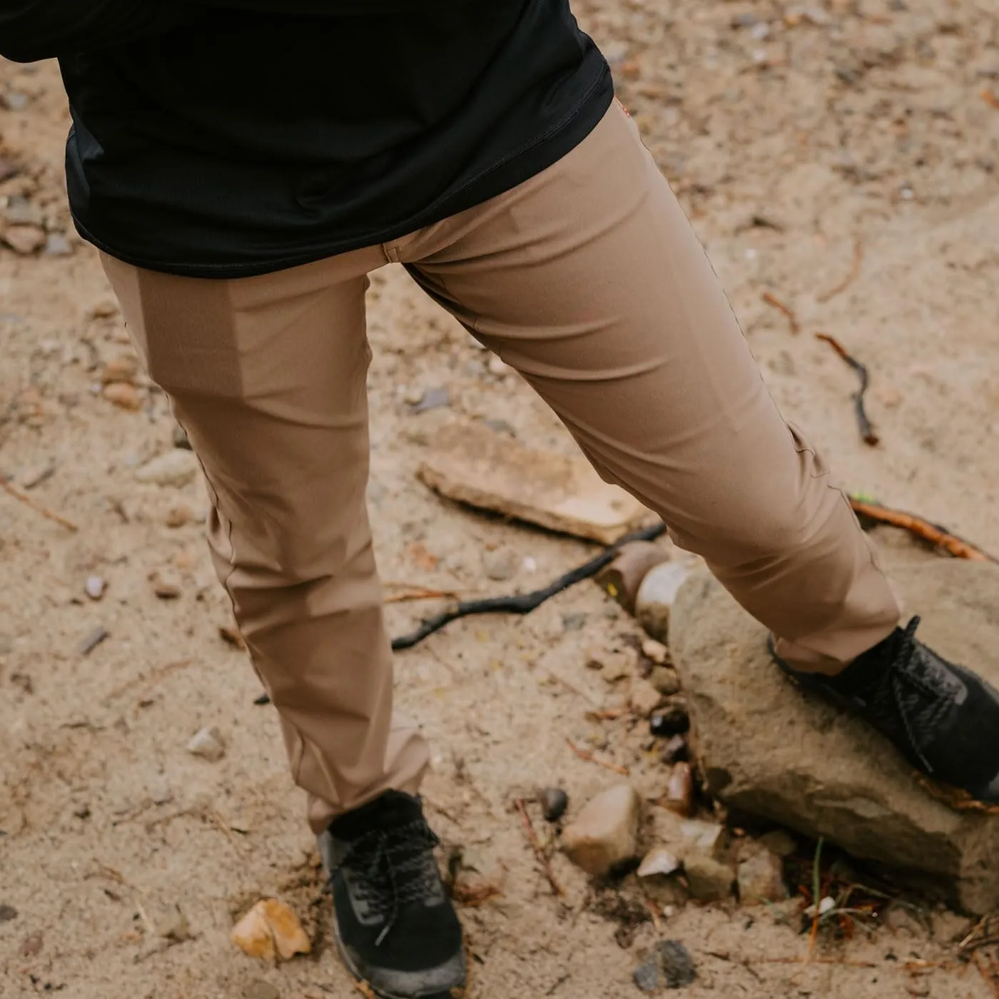 KETL Tomfoolery Travel Pants: Stretchy, Packable, Casual Chino Style W/Zipper Pockets - Men's