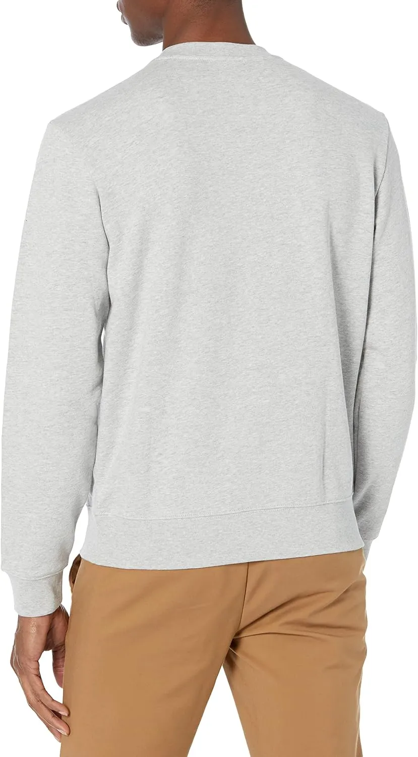 Lacoste Adult Long Sleeve Bold Print Crewneck Sweatshirt
