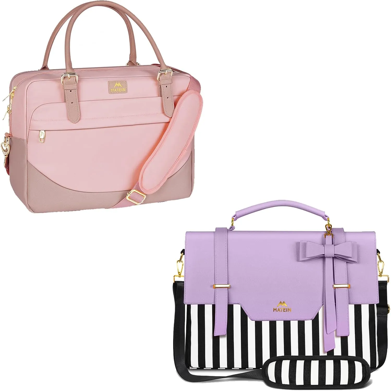 Laptop Bag for Women, 15.6 inch Computer Briefcase Sleeve Case, Large Water-resistant Messenger Work Bag with Crossbody Shoulder Strap, 15.6 inch Laptop Tote Bag, Cute Computer Sleeve Case Briefcase