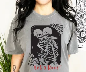 Let's Bone The Lovers Tarot | Comfort Colors Valentine's Tee