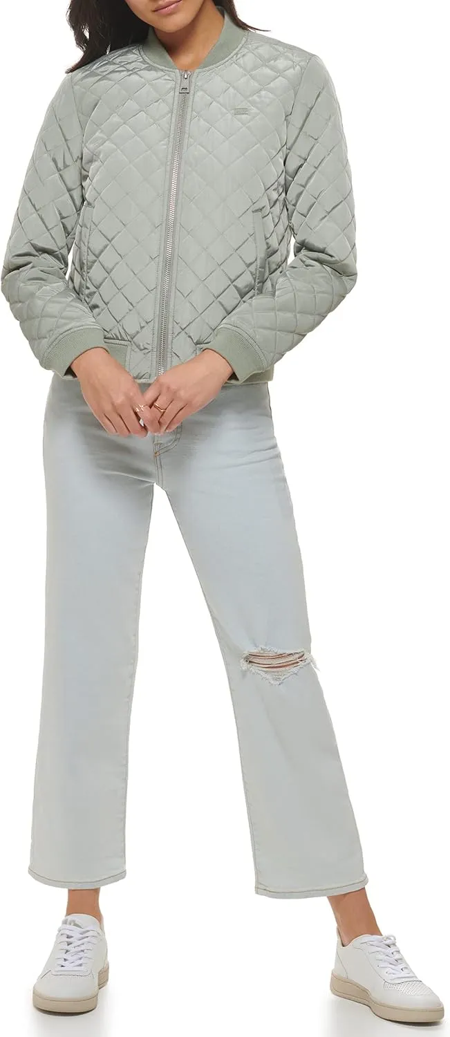 Levi's Women's Diamond Quilted Bomber Jacket (Regular & Plus Size)