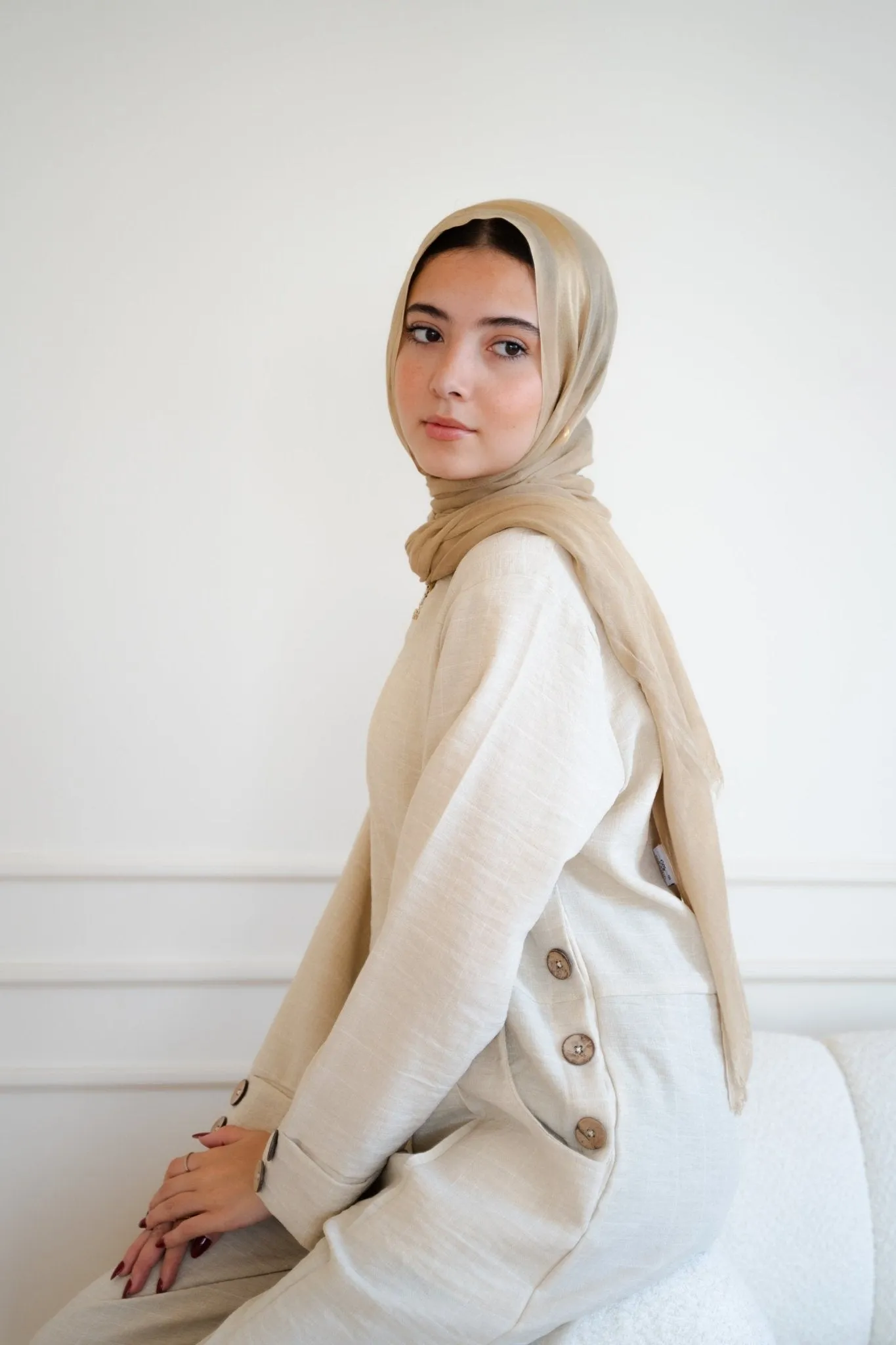 Linen Jumpsuit beige