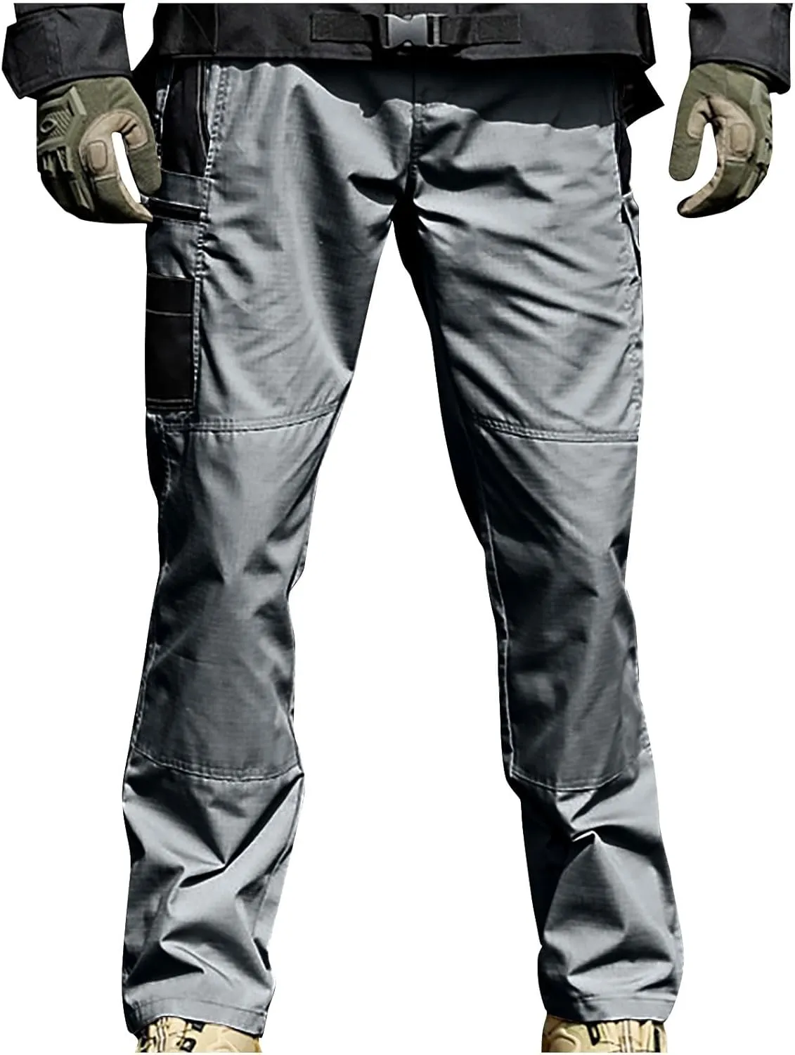 Lounge Cotton Cargo Pants for Men Baggy Tactical Combat Work Pants 2025 Spring Fashion Outdoor Trousers with Pockets