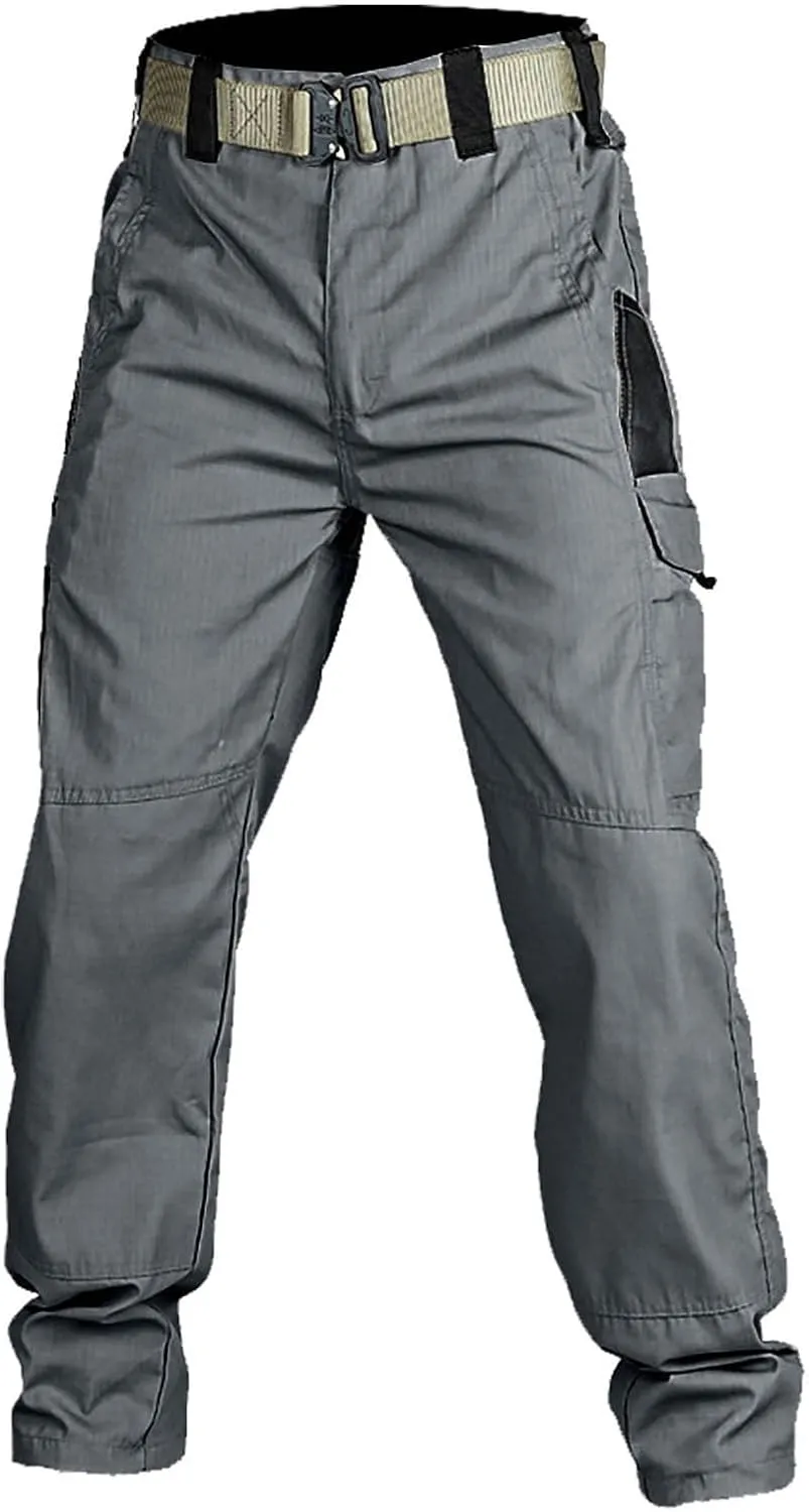 Lounge Cotton Cargo Pants for Men Baggy Tactical Combat Work Pants 2025 Spring Fashion Outdoor Trousers with Pockets