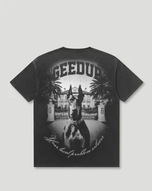 L.P.S Dobermann T-Shirt Washed Black