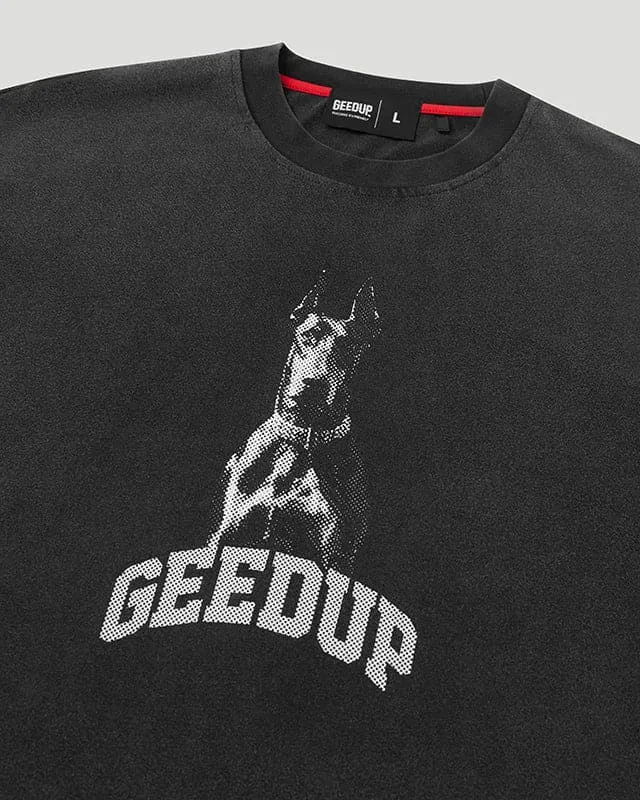 L.P.S Dobermann T-Shirt Washed Black