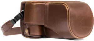 MegaGear Canon EOS M6 (18-150 mm) Ever Ready Leather Camera Case and Strap, with Battery Access - Dark Brown
