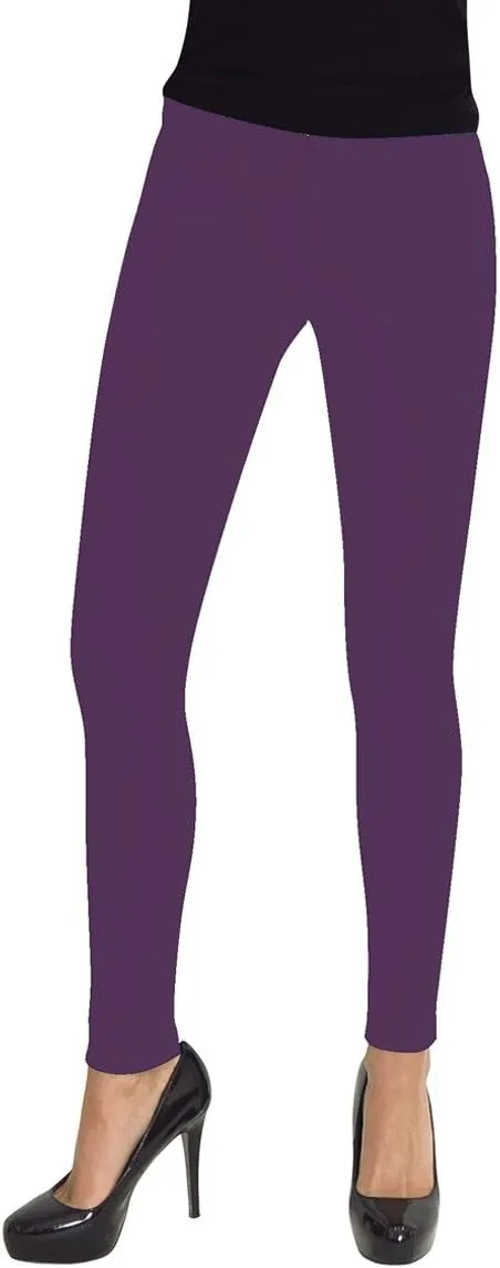 MeMoi Women's Faux Denim Ponte Leggings
