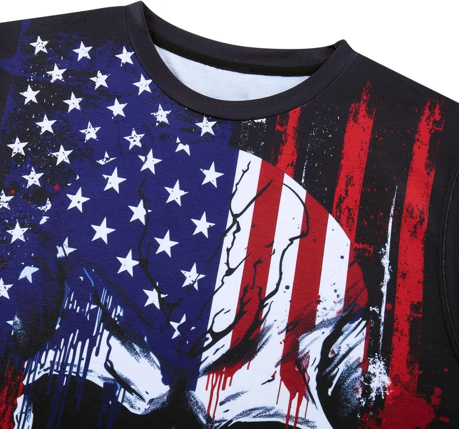 Mens USA Flag Stars and Stripes 4th of July Tank Tops Retro Muscle 1776 Sleeveless Shirt