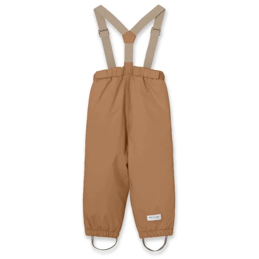 MINI A TURE MATWILAS Snow Pants - Pecan Brown