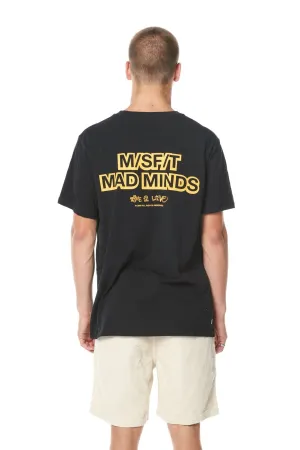 MISFIT LIVING TIME TEE - WASHED BLACK