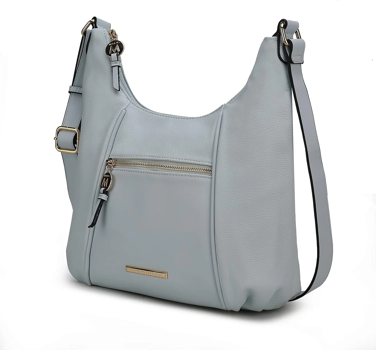 MKF Collection Crossbody Bag for Women  PU Leather Hobo Handbag  Designer Side Messenger Purse, Shoulder Crossover