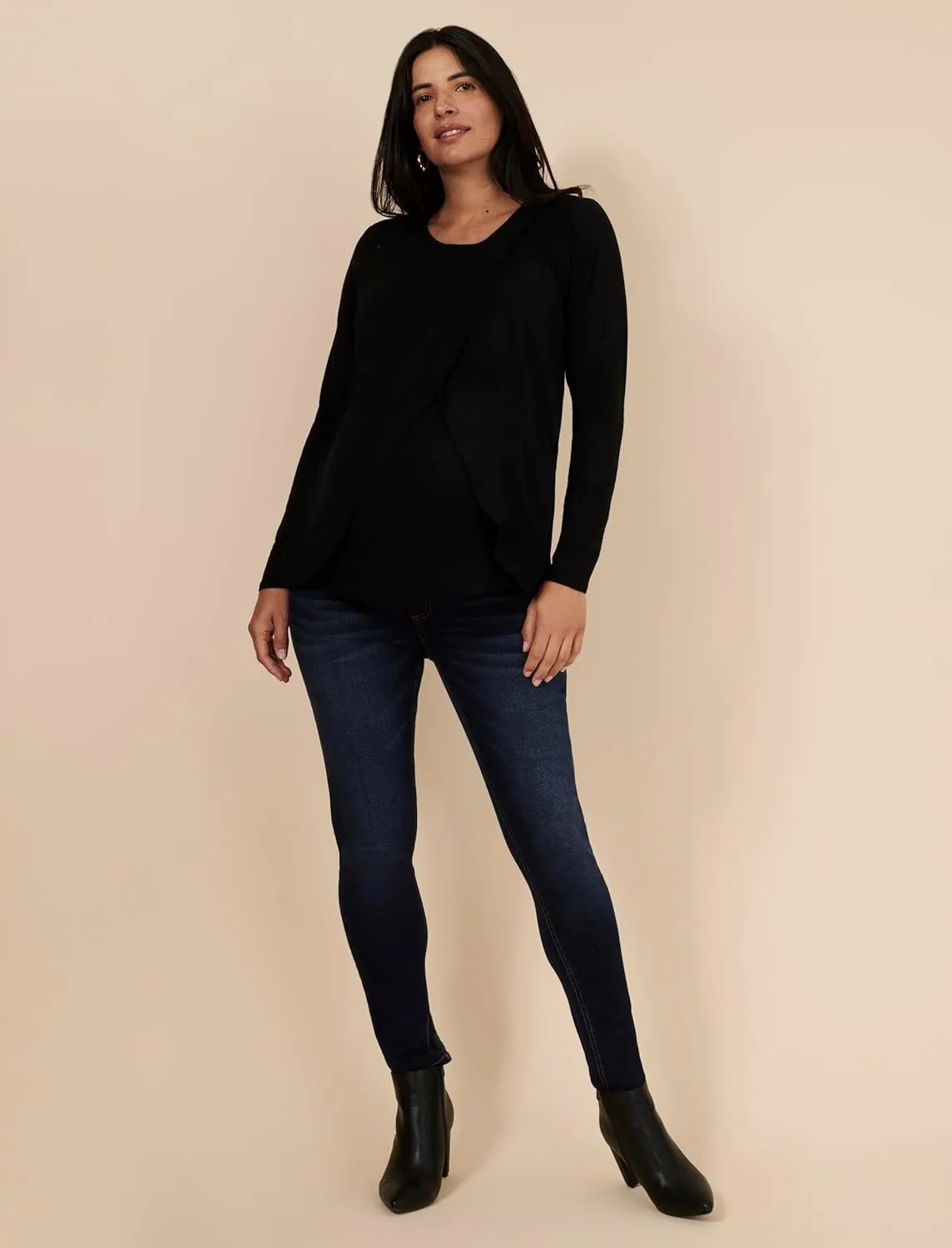 Motherhood Maternity Women's Secret Fit Over The Belly Skinny Ankle Pregnancy Jeans