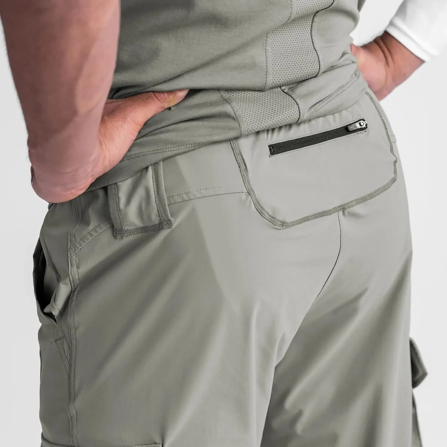 Muscularfit Men's Pants Slim Fit Drawstring Solid Multi Pockets Cargo Pants for Men Fashion Outdoor Casual Jogger Sweatpants