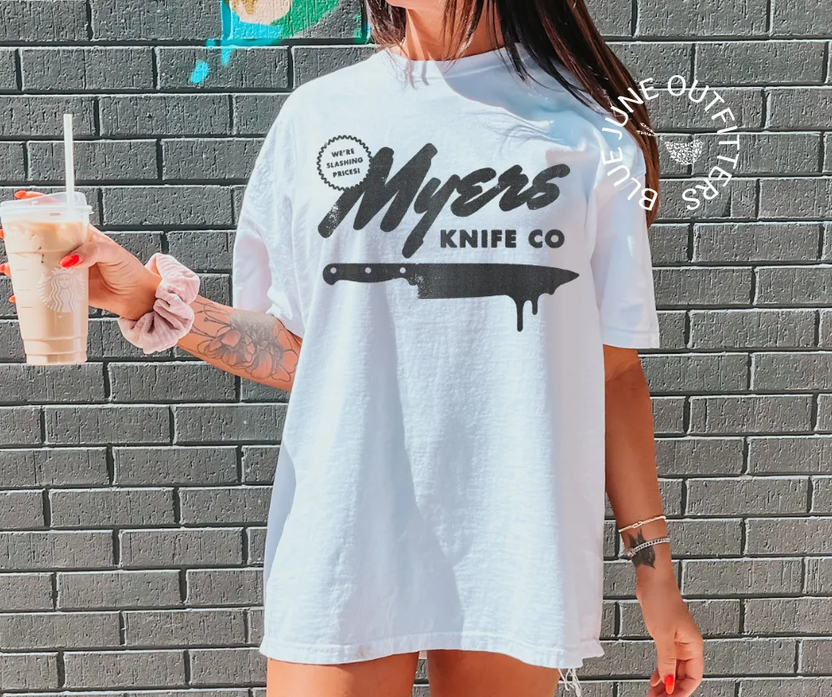 Myers Knife Co | Comfort Colors Halloween Tee