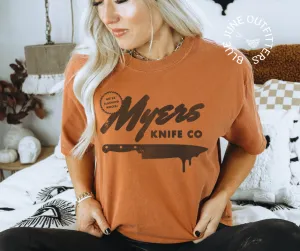 Myers Knife Co | Comfort Colors Halloween Tee