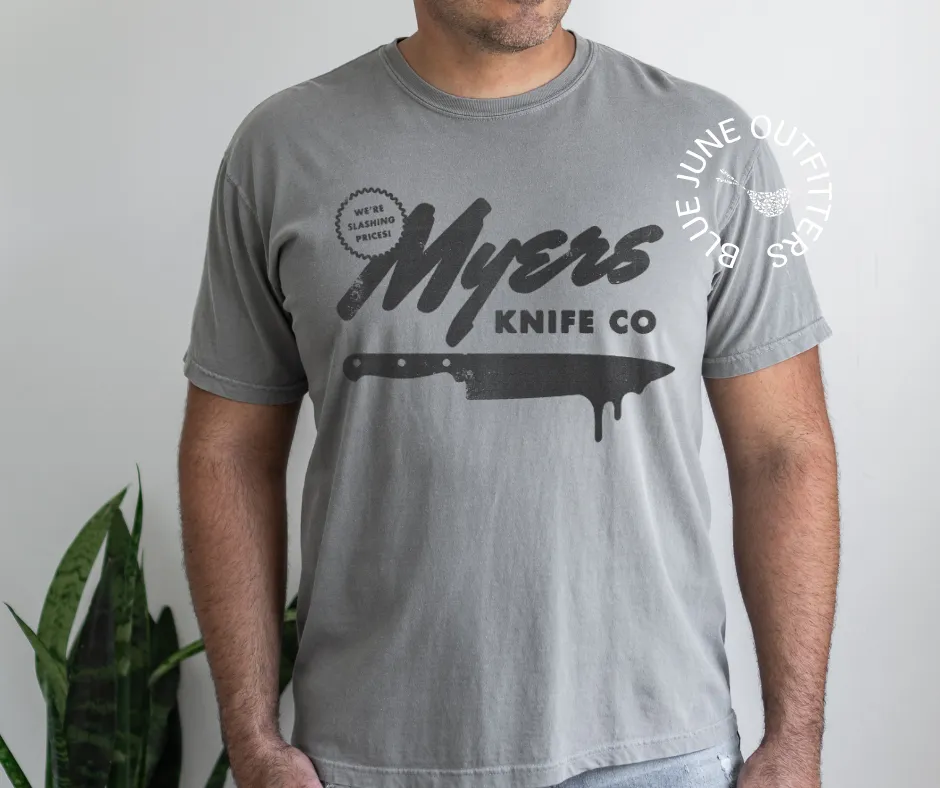 Myers Knife Co | Comfort Colors Halloween Tee