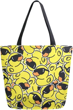 Naanle Cute Pattern Print Big Hand Bag Extra Large Shoulder Tote Bag for Beach Travel Weekender Gym Grocery Shopping