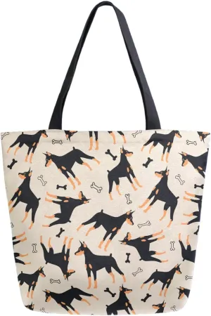 Naanle Cute Pattern Print Big Hand Bag Extra Large Shoulder Tote Bag for Beach Travel Weekender Gym Grocery Shopping