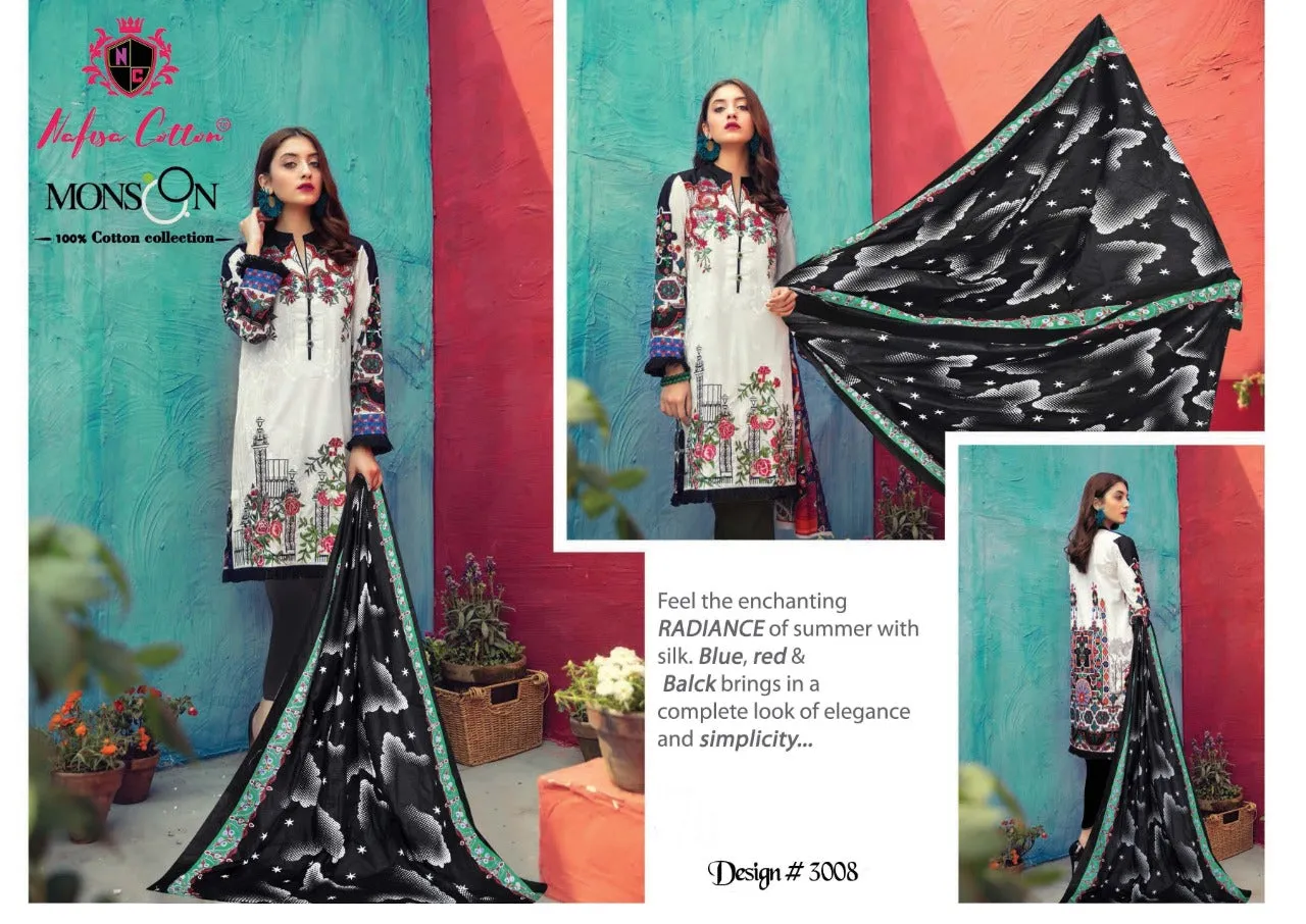 Nafisa Cotton Presents Monsoon Vol 3 Karachi Cotton Suits