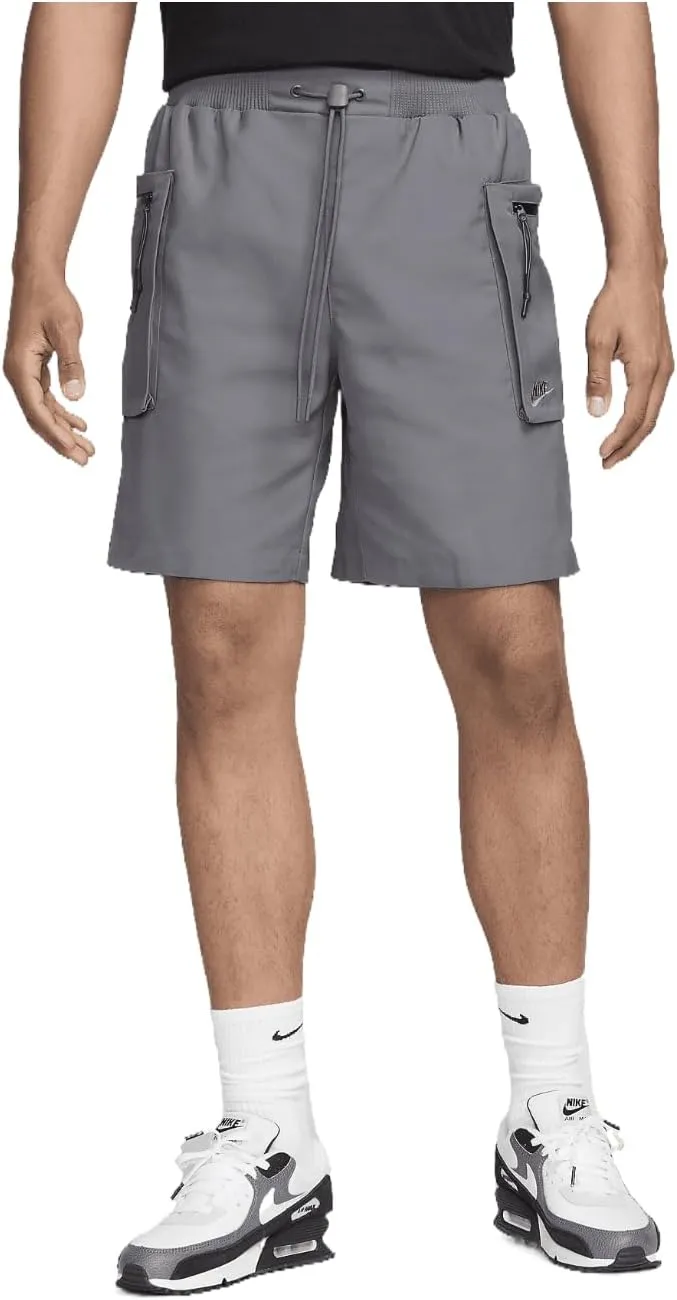 Nike Sportswear Tech Pack Men's Woven Utility Shorts (Iron Grey/Black/Iron Grey, FB7528-068) Size Small