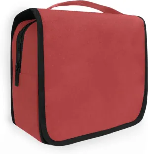 ODAWA Brown Toiletry Bag Hanging Cosmetic Toiletry Bag Portable Toiletry Travel Organizer Bag