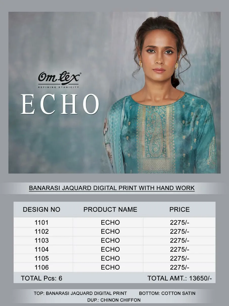 Om Tex Echo Attractive Stylish Salwar Suits