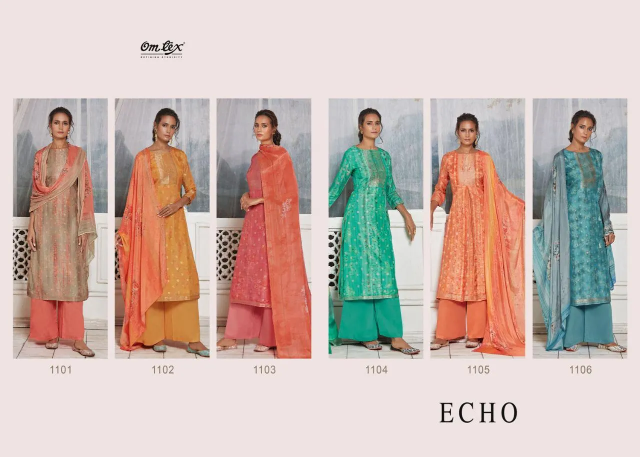 Om Tex Echo Attractive Stylish Salwar Suits