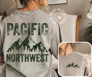 Pacific Northwest Mountains | Comfort Colors Tee