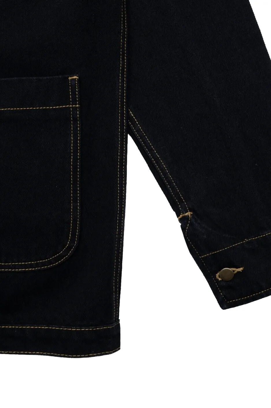 PASS~PORT WORKERS CLUB PAINTERS JACKET - WASHED BLACK