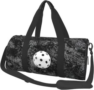 Pickleball Convertible Garment Bag with Shoulder Strap, Carry on Garment Duffel Bag for Men Women - Rolling Foldable for Travel Luggage Bags (Black)
