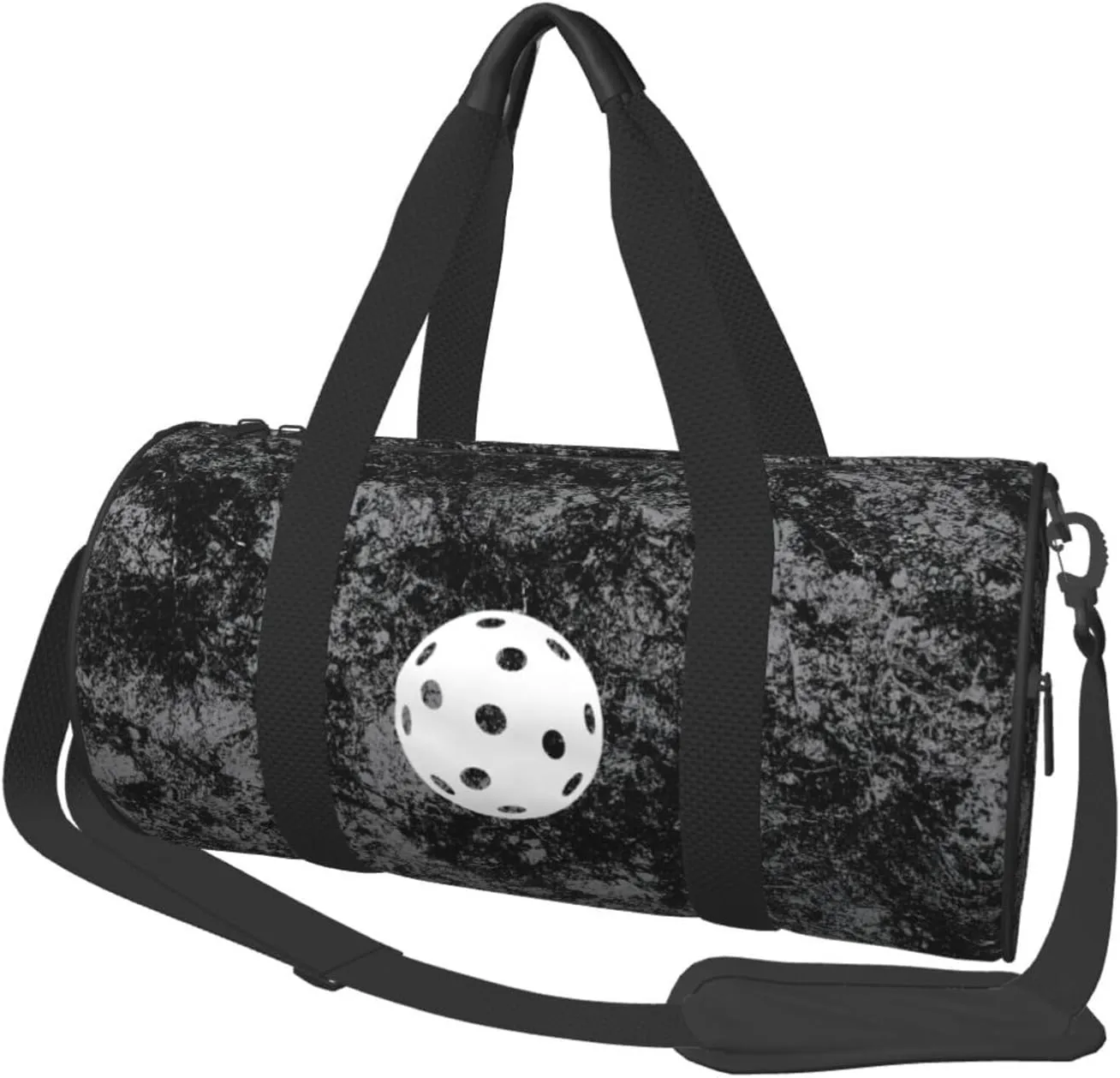 Pickleball Convertible Garment Bag with Shoulder Strap, Carry on Garment Duffel Bag for Men Women - Rolling Foldable for Travel Luggage Bags (Black)