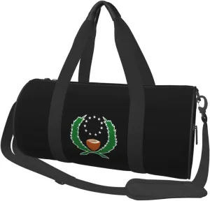 Pohnpei Flag Convertible Garment Bag with Shoulder Strap, Carry on Garment Duffel Bag for Men Women - Rolling Foldable for Travel Luggage Bags (Black)