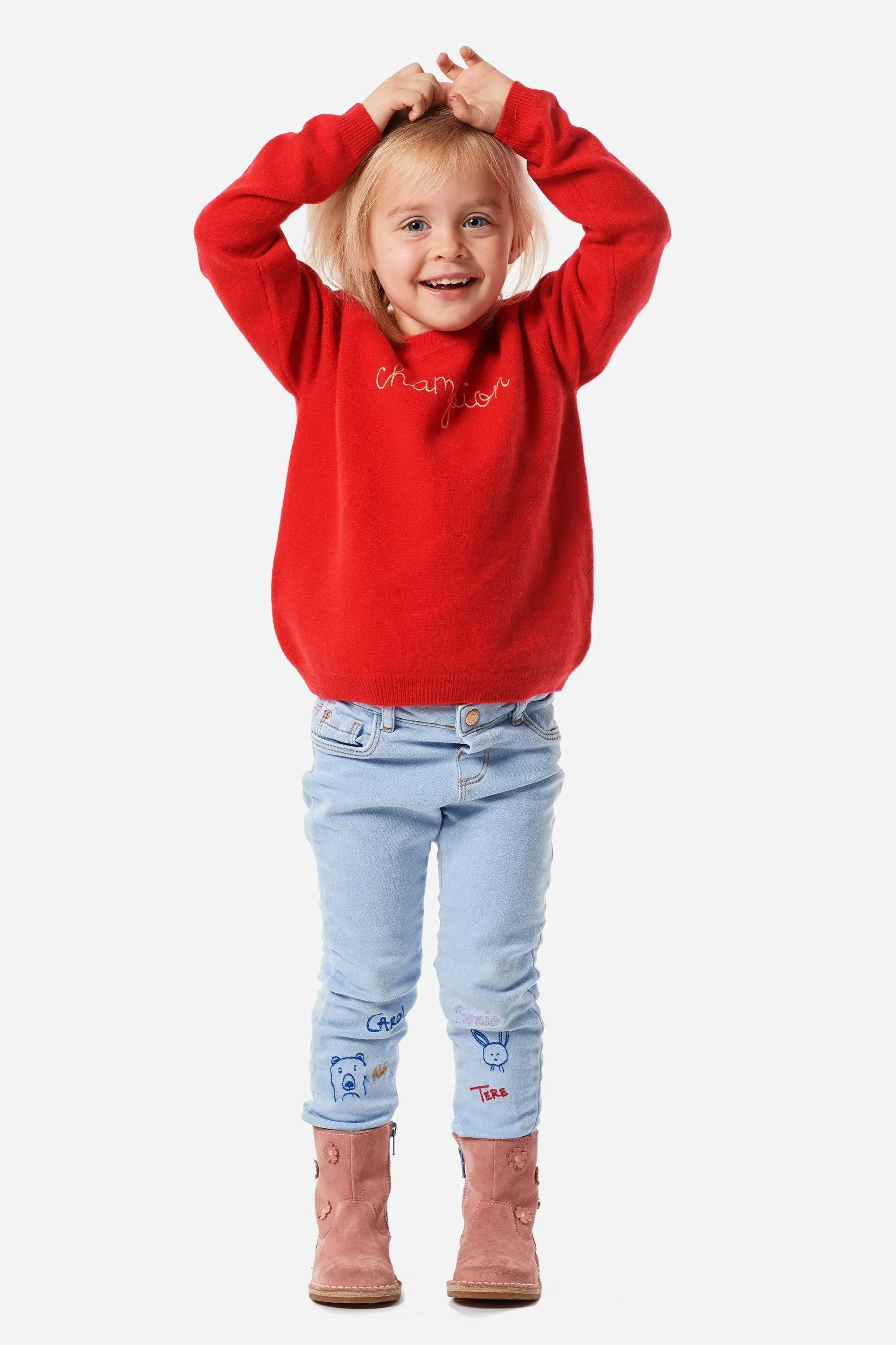 "Champion" Sweater - Red