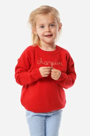 "Champion" Sweater - Red