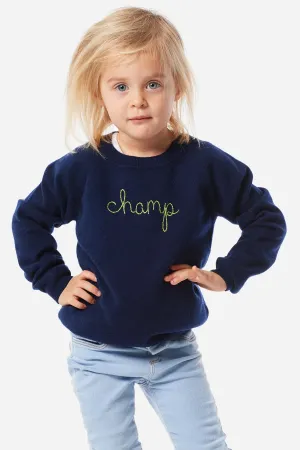 "Champ" Sweater - Navy