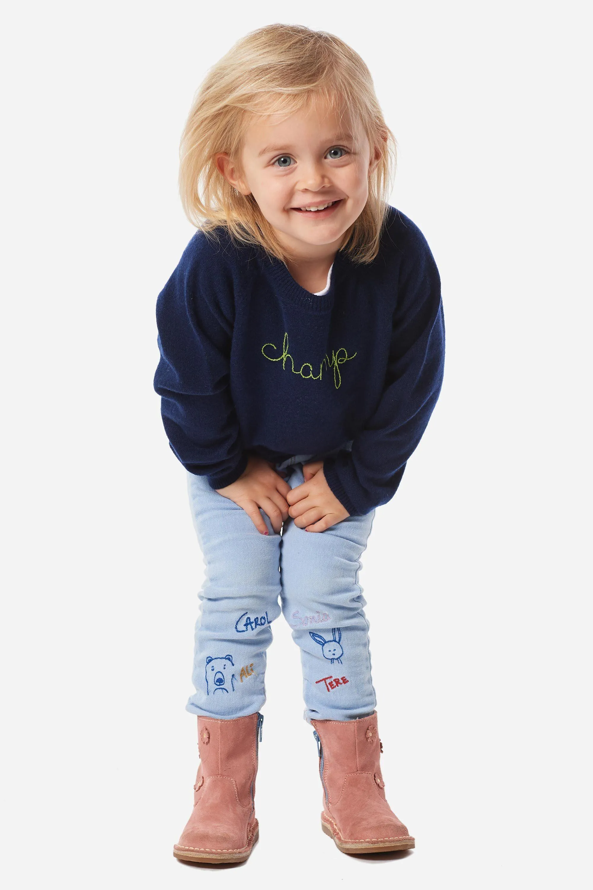 "Champ" Sweater - Navy