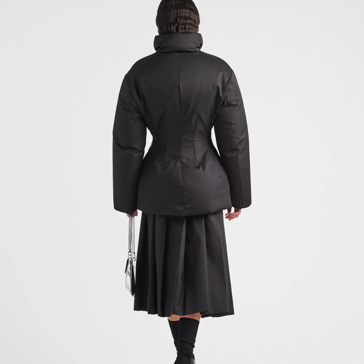 Re-Nylon down iconic jacket