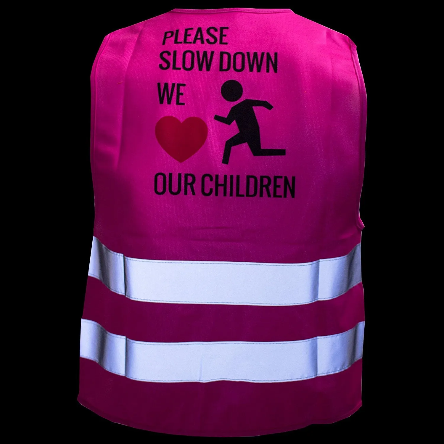 RK Safety Hi Vis Kids Safety Vest - Pink