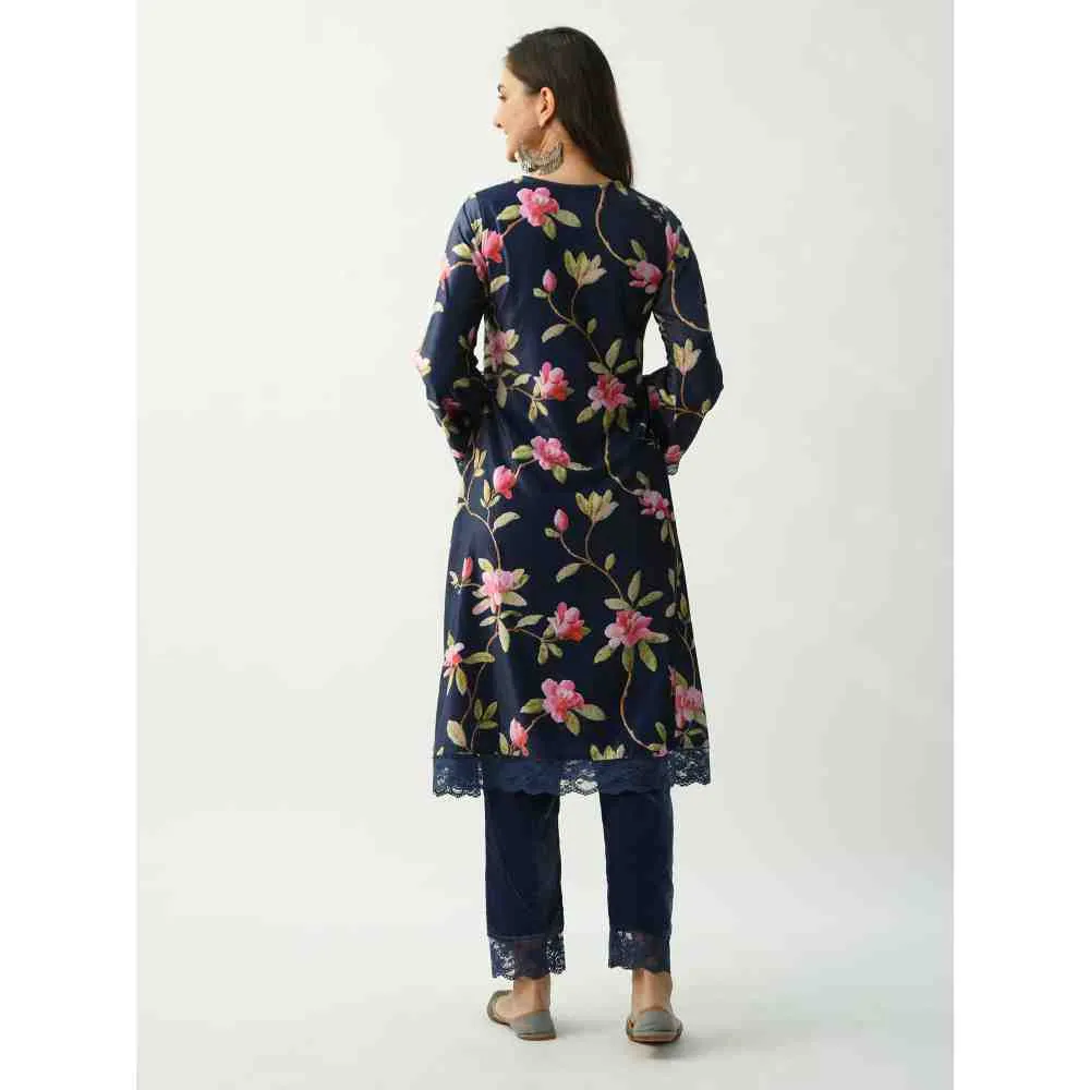 Roze Maeen Velvet (Set Of 2)