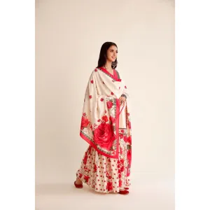 Roze Mahfil Chanderi Garara (Set of 3)