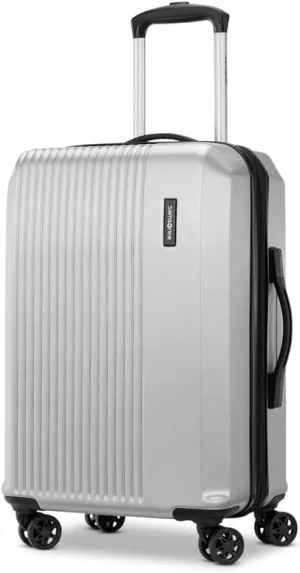 Samsonite Alliance SE Hardside Luggage with Spinner Wheels, Lightweight, CARRY-ON SPINNER, SILVER