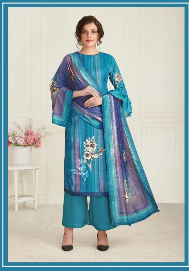 Shivam Presents Ruhaab Vol 72 Pashmina Heavy Printed Fancy Designer Salwar Suits
