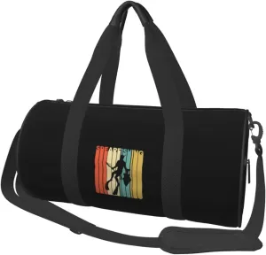 Spearfishing Convertible Garment Bag with Shoulder Strap, Carry on Garment Duffel Bag for Men Women - Rolling Foldable for Travel Luggage Bags (Black)