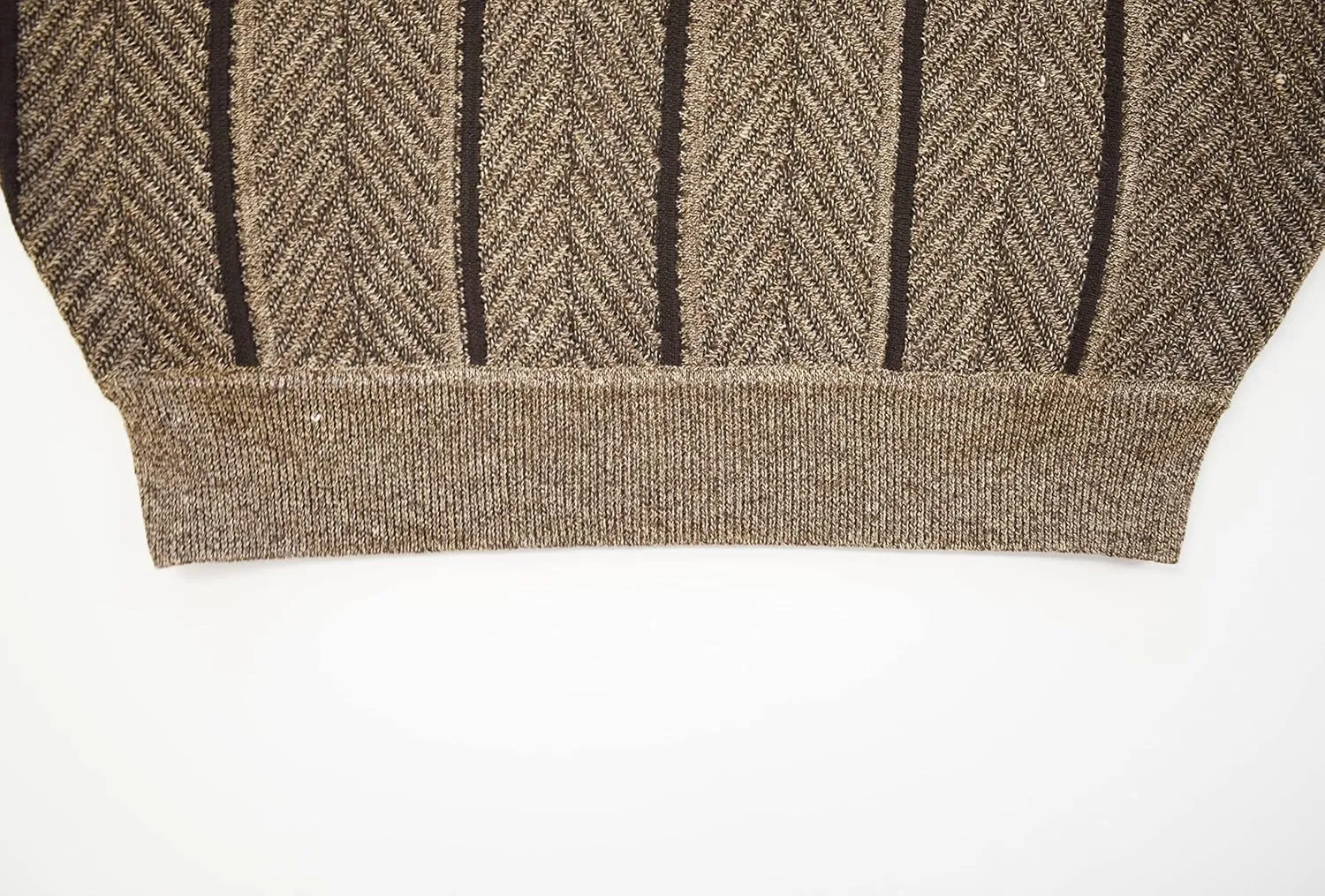 STACY ADAMS Men's Casual Dressy Knit Sweater Vest, 2 Tone Herringbone Pattern