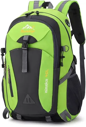 Student Laptop Backpack, Durable Laptops Backpack with USB Port, Headphone Port, College Computer Bag Gift for Men&Women (standard version, green)