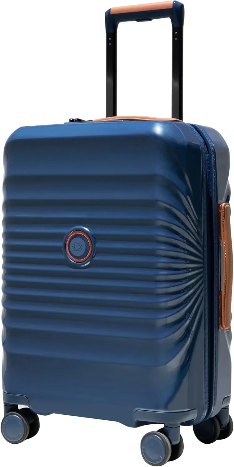 SVRCK Streamline Travel with 28" Expandable Luggage, Lightweight with USB Port, Wheel Lock, and Spinner Wheels, Blue