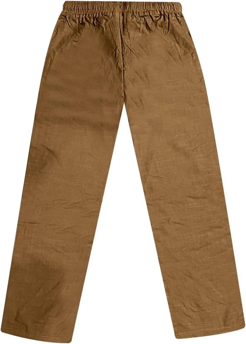 Sweatpants for Men Sport Tapered Tactical Slacks Mens Elastic Waist Solid Color Split Ripstop Fitted Joggers