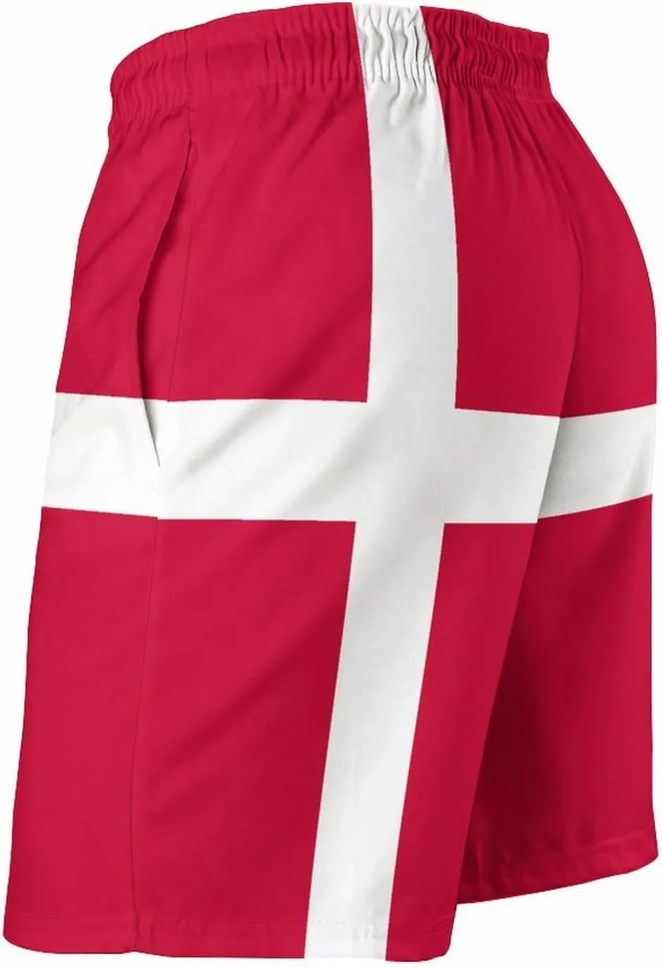 TAIZIYEAH Sovereign Military Order of Malta Flag Men's Swim Trunks Quick Dry Hawaii Beach Shorts Summer Boardshorts Mesh Lining with Pockets XL
