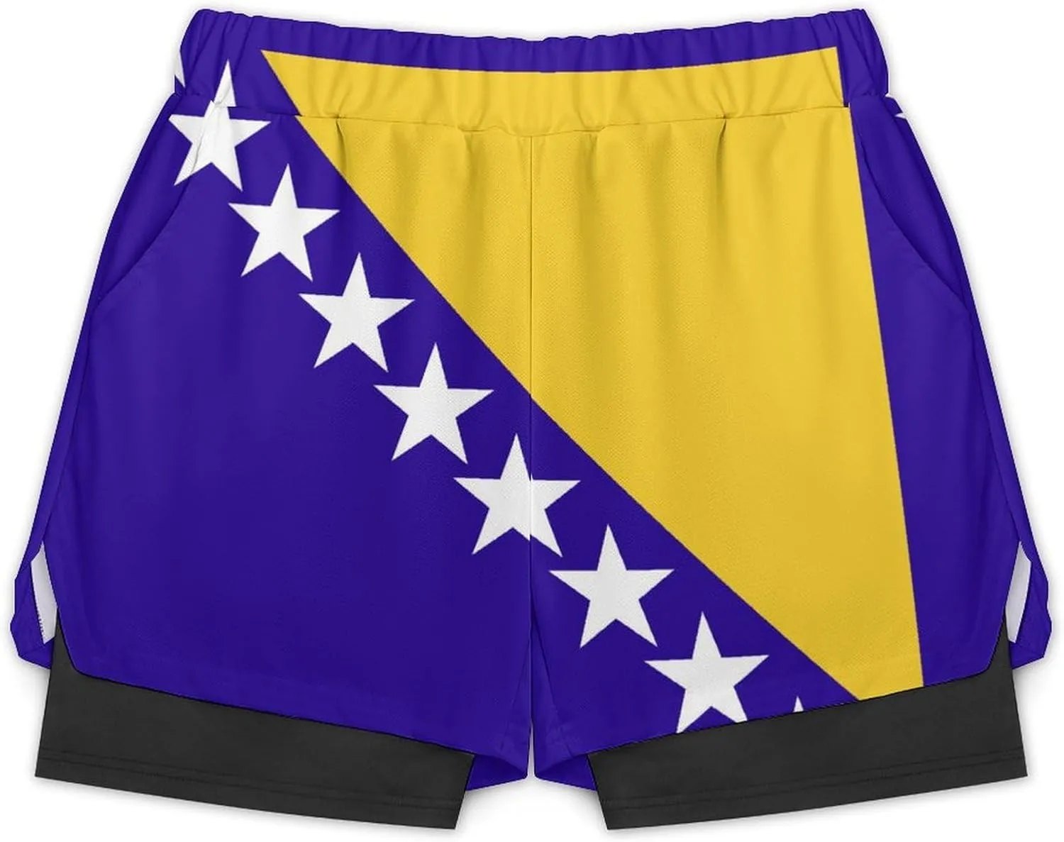 TAIZIYEAH Sports Beach Pants Honduras Flag Men's Swim Trunks Quick Dry Hawaii Beach Shorts Summer Boardshorts with Pockets